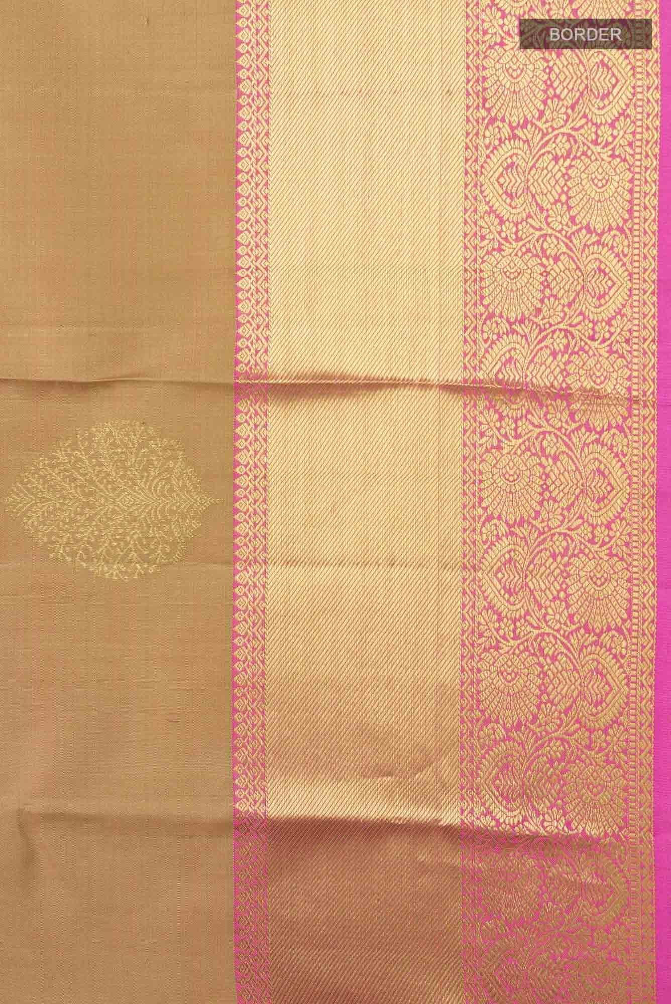 Brown Kanchipuram Silk Saree