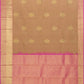 Brown Kanchipuram Silk Saree