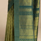 Maangai-Bottle Green Kanchipuram Silk Saree