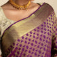 Rohini-Red Kanchipuram Silk Saree