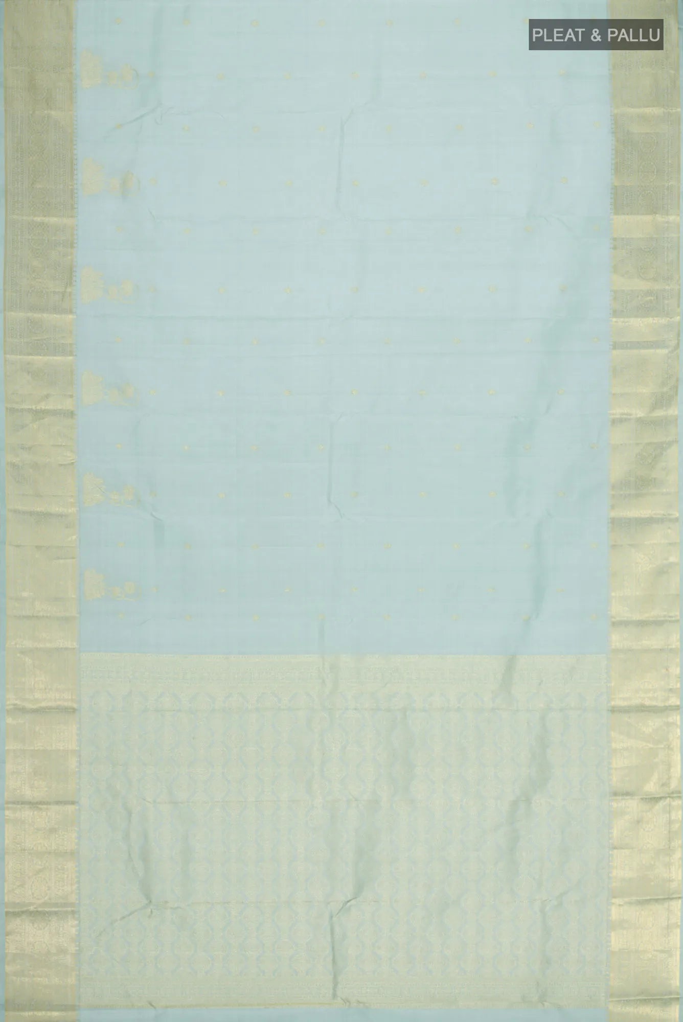 Tarangini-Pastel Blue Kanchipuram Silk Saree