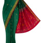 Green Dual Tone Uppada Silk Saree