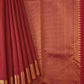 Maroon Dual Tone Kanchipuram Silk Saree