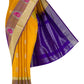 Mustard Dual Tone Uppada Silk Saree