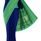 Pure Silk Pure Zari Royal Blue Dual Tone Kanchipuram Saree