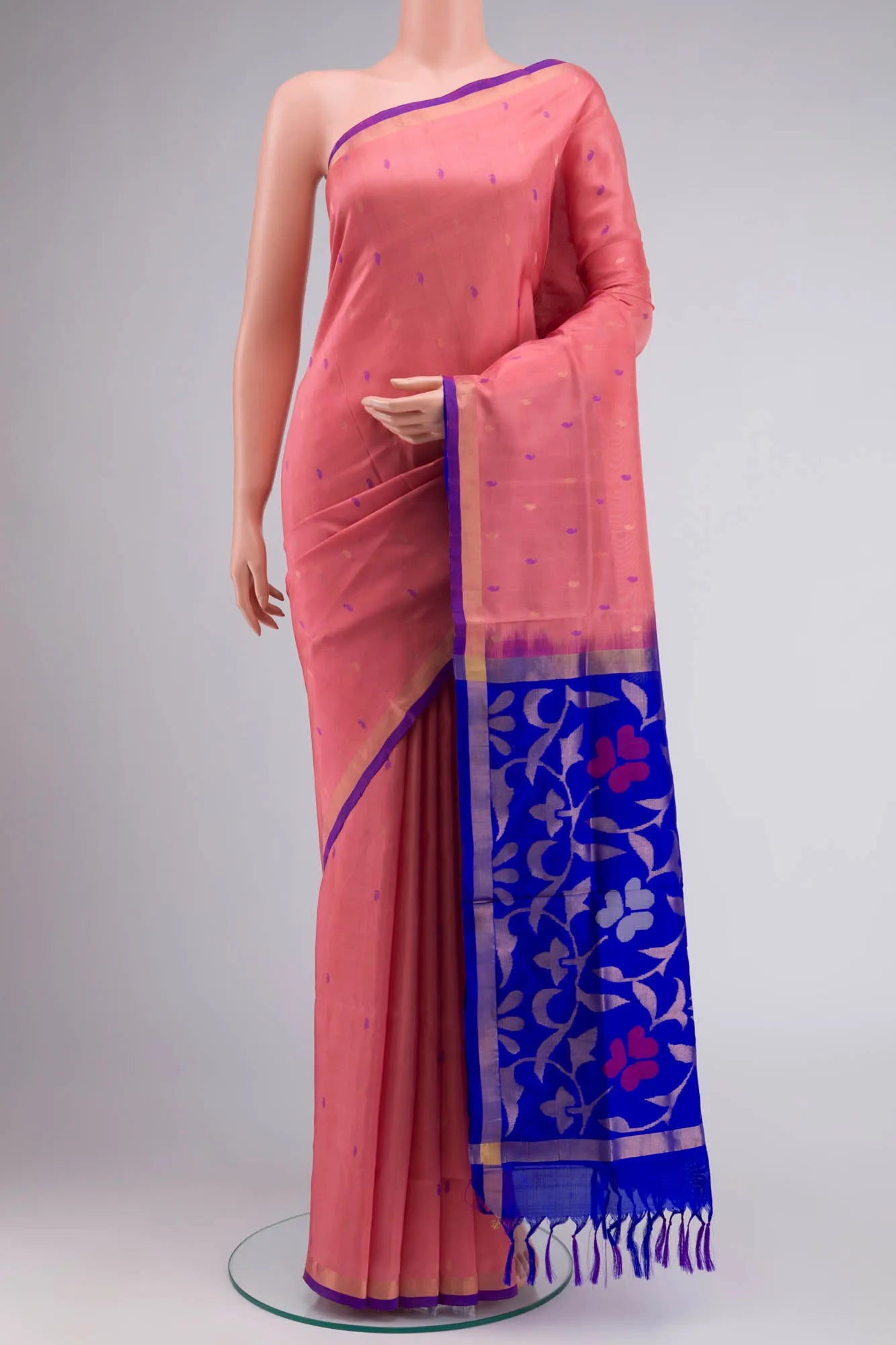 Pink Uppada Silk Saree