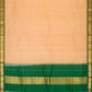 Beige Kanchipuram Silk Saree