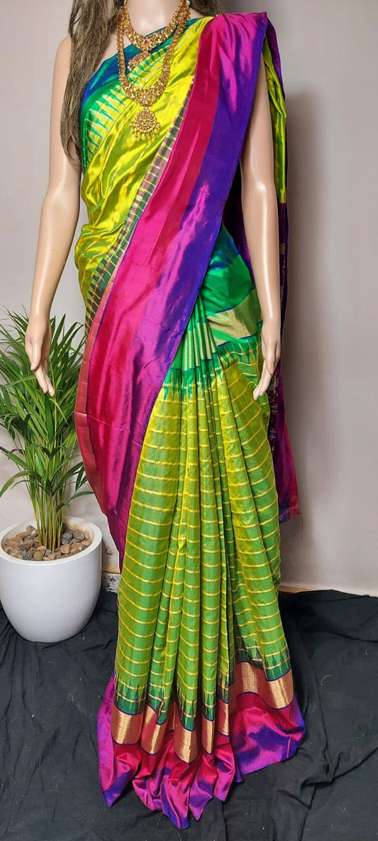 Pochampally ikkat silk saree /Sarees/ Ikkat sarees/ Ikat sarees/ silk sarees/Handwoven saree