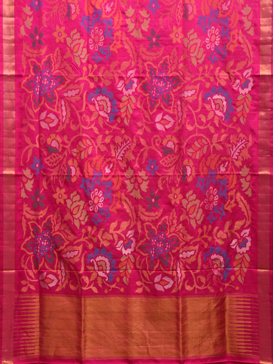 Pink Uppada Silk Handloom Saree