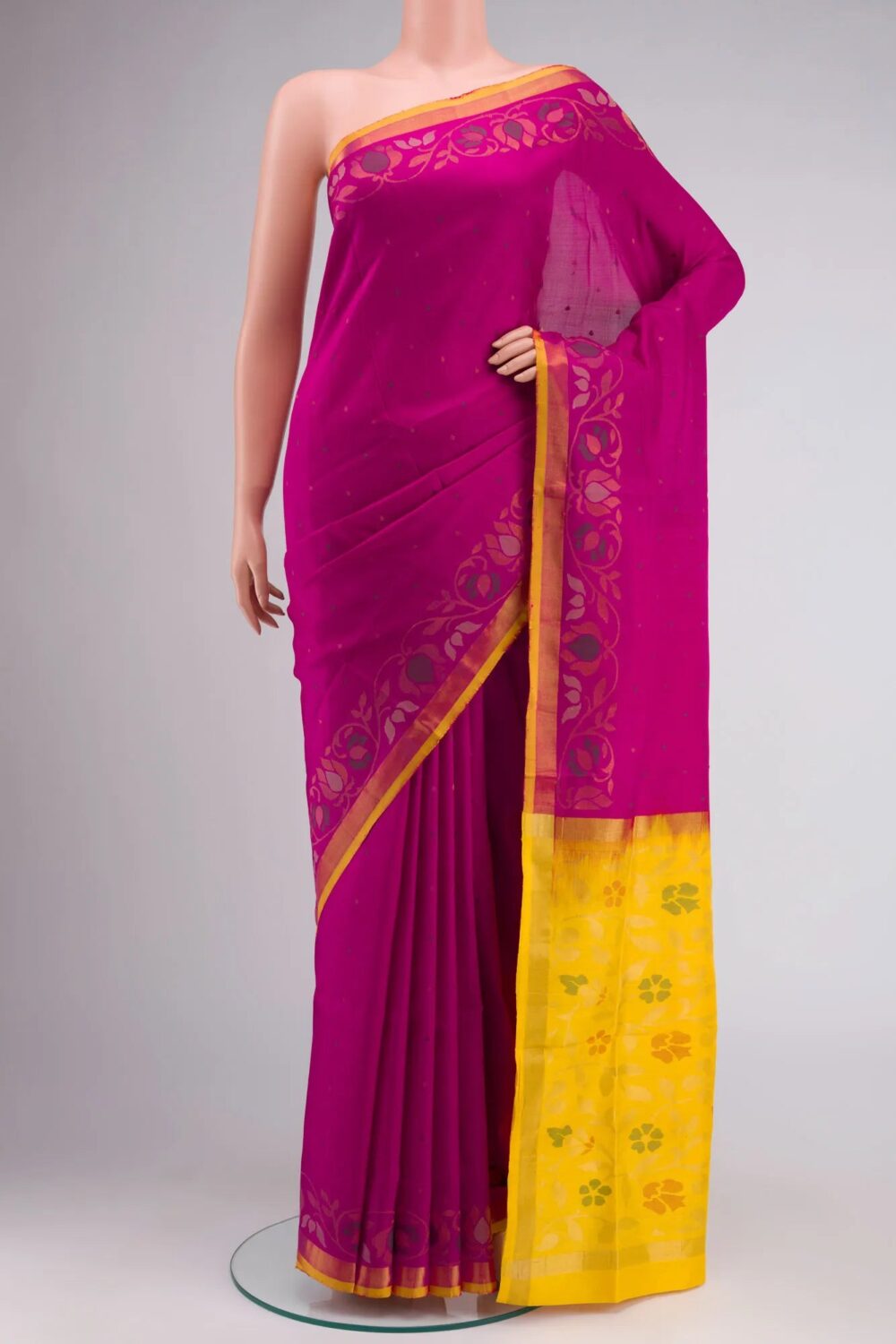 Pink Uppada Silk Saree