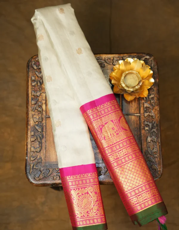 EXCLUSIVE GADWAL TISSUE PURE SILK HANDLOOM SAREE